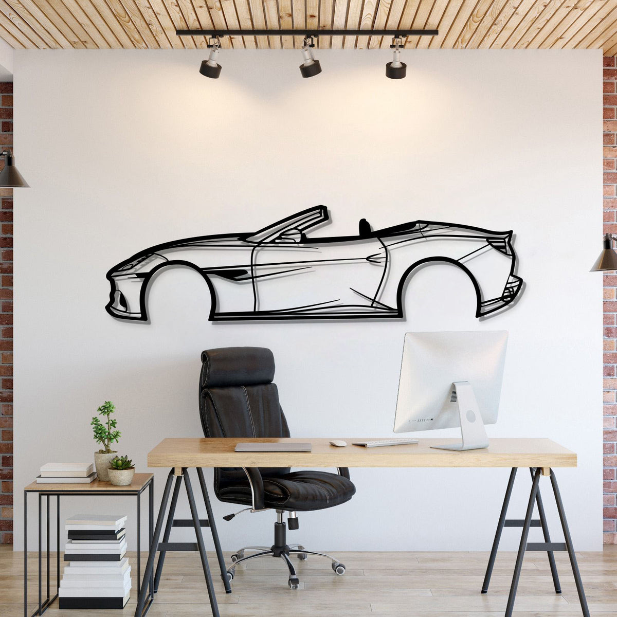 2021 Portofino Metall Auto Wandkunst - MT0758