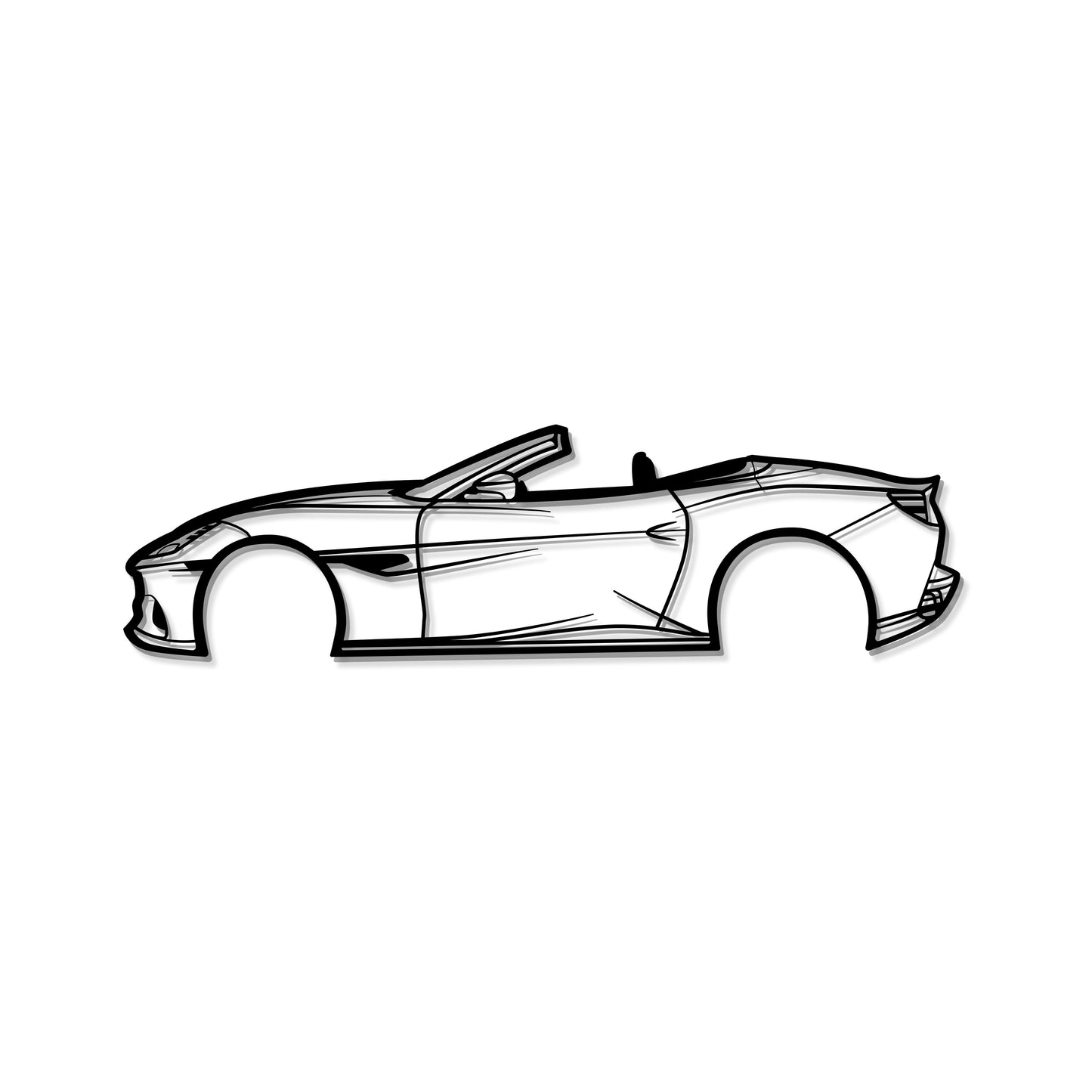 2021 Portofino Metall Auto Wandkunst - MT0758