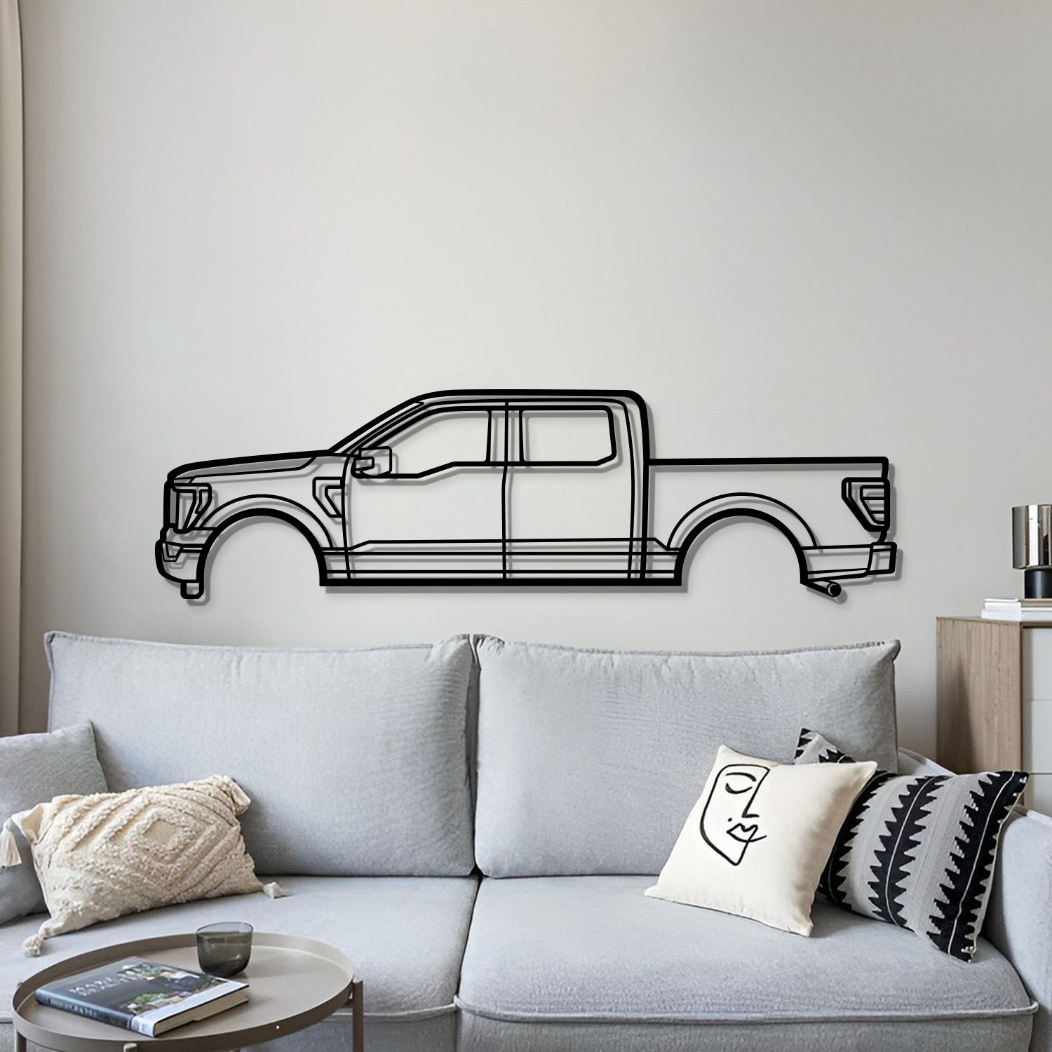 2021 F-150 14th Gen Metal Car Wall Art - MT0748