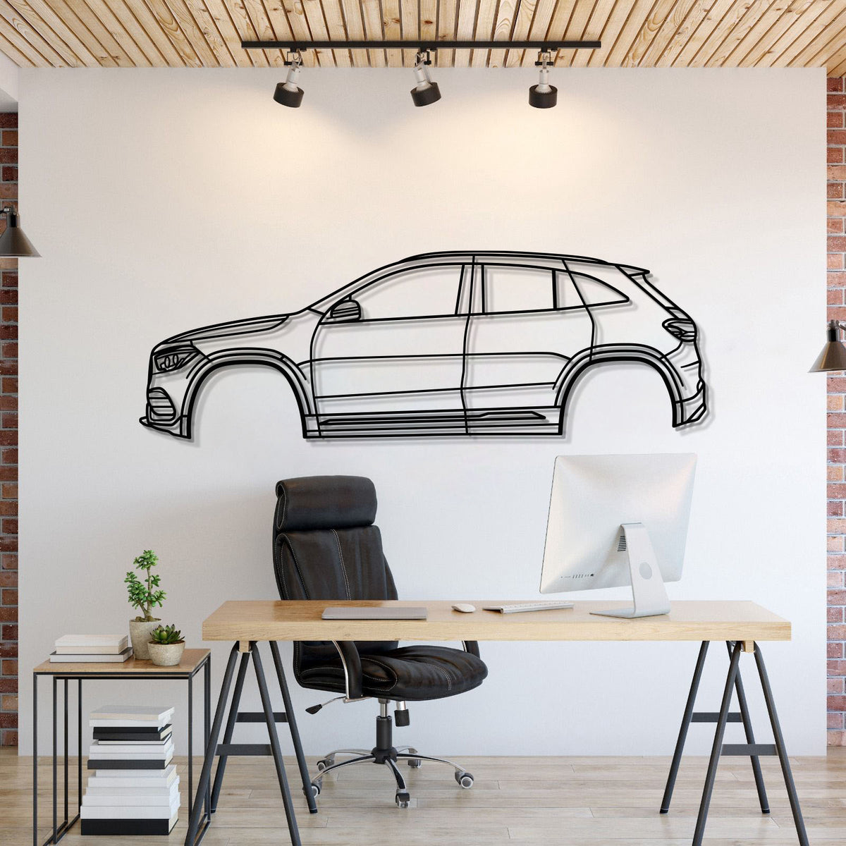 2021 AMG GLA 35 H247 (2. Generation) Wandkunst aus Metall – MT0738