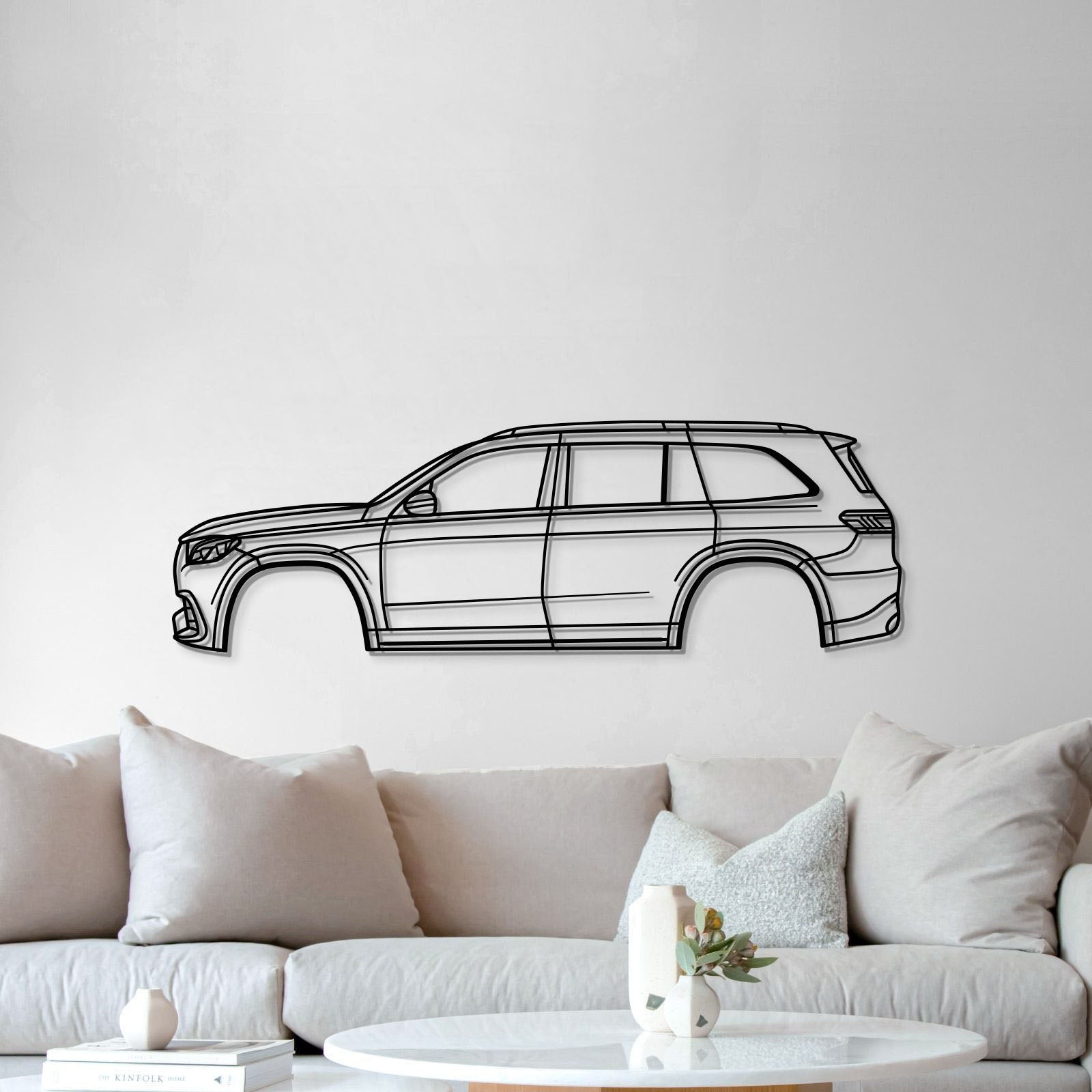 2021 AMG GLS 63 X167 (3rd Gen) Metal Car Wall Art - MT0742