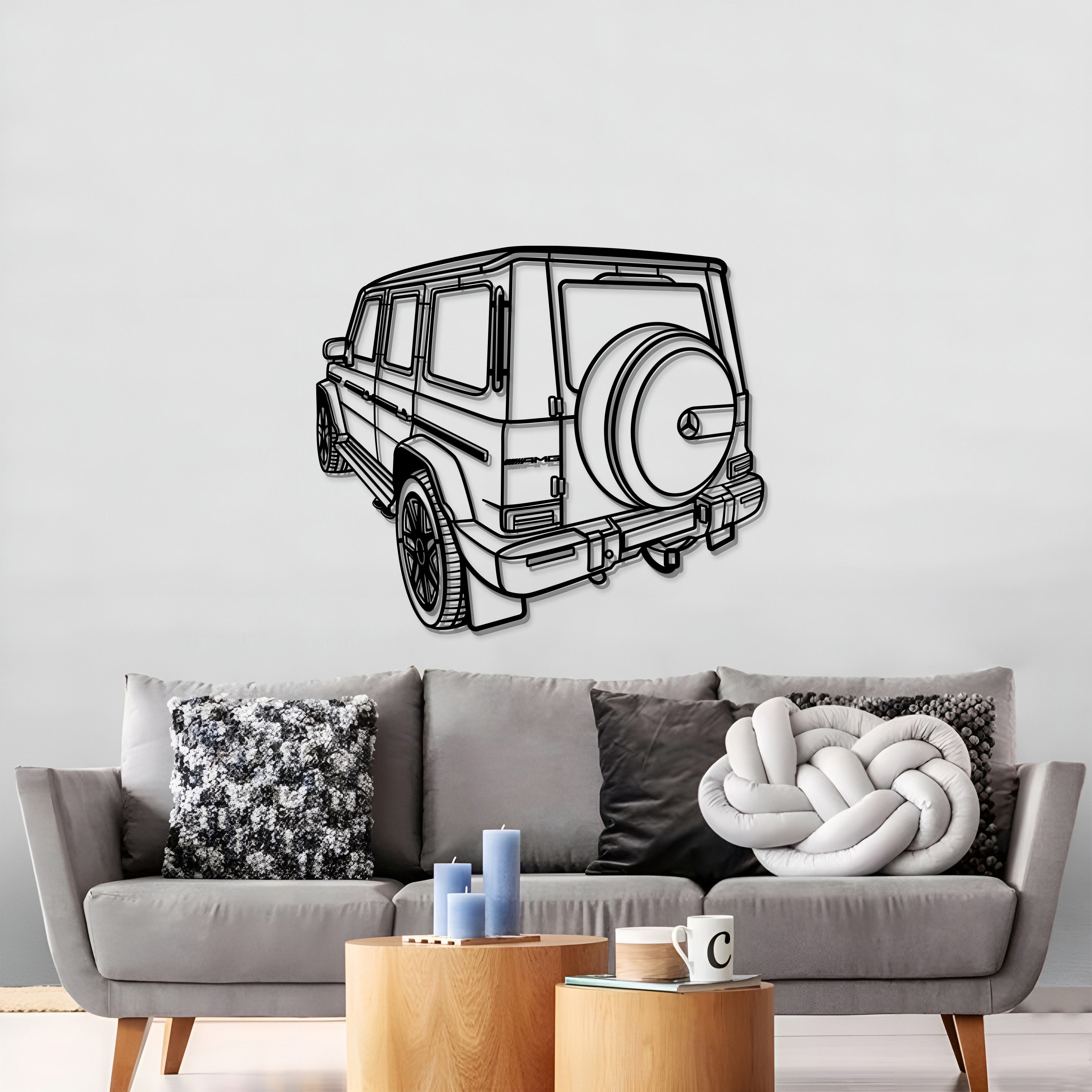 2021 G Class Perspective Metal Car Wall Art - MT1175