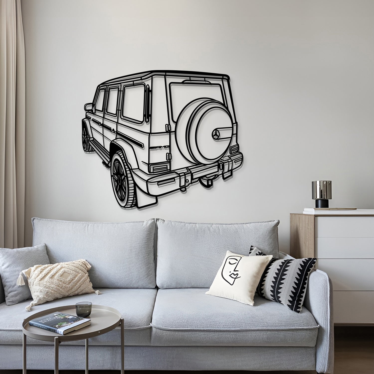 2021 G Class Perspective Metal Car Wall Art - MT1175