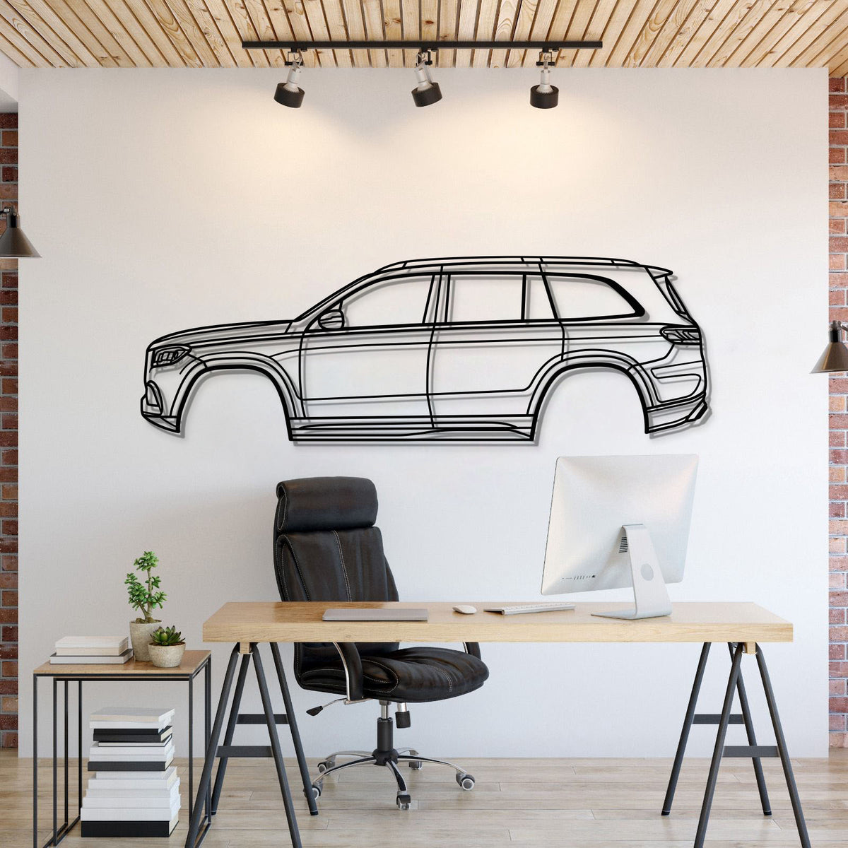 2021 Maybach GLS X167 (3rd Gen) Metal Car Wall Art - MT0756