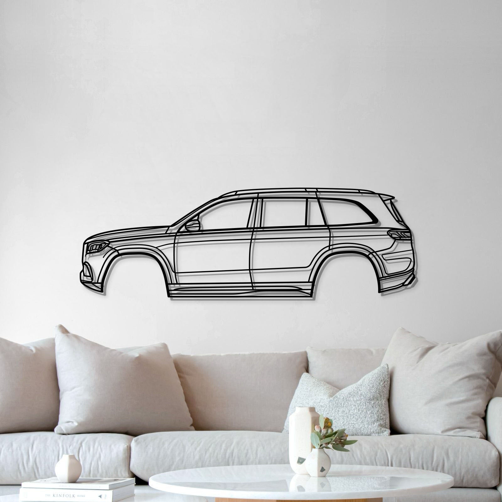 2021 Maybach GLS X167 (3rd Gen) Metal Car Wall Art - MT0756