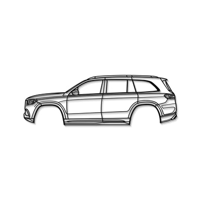 2021 Maybach GLS X167 (3rd Gen) Metal Car Wall Art - MT0756
