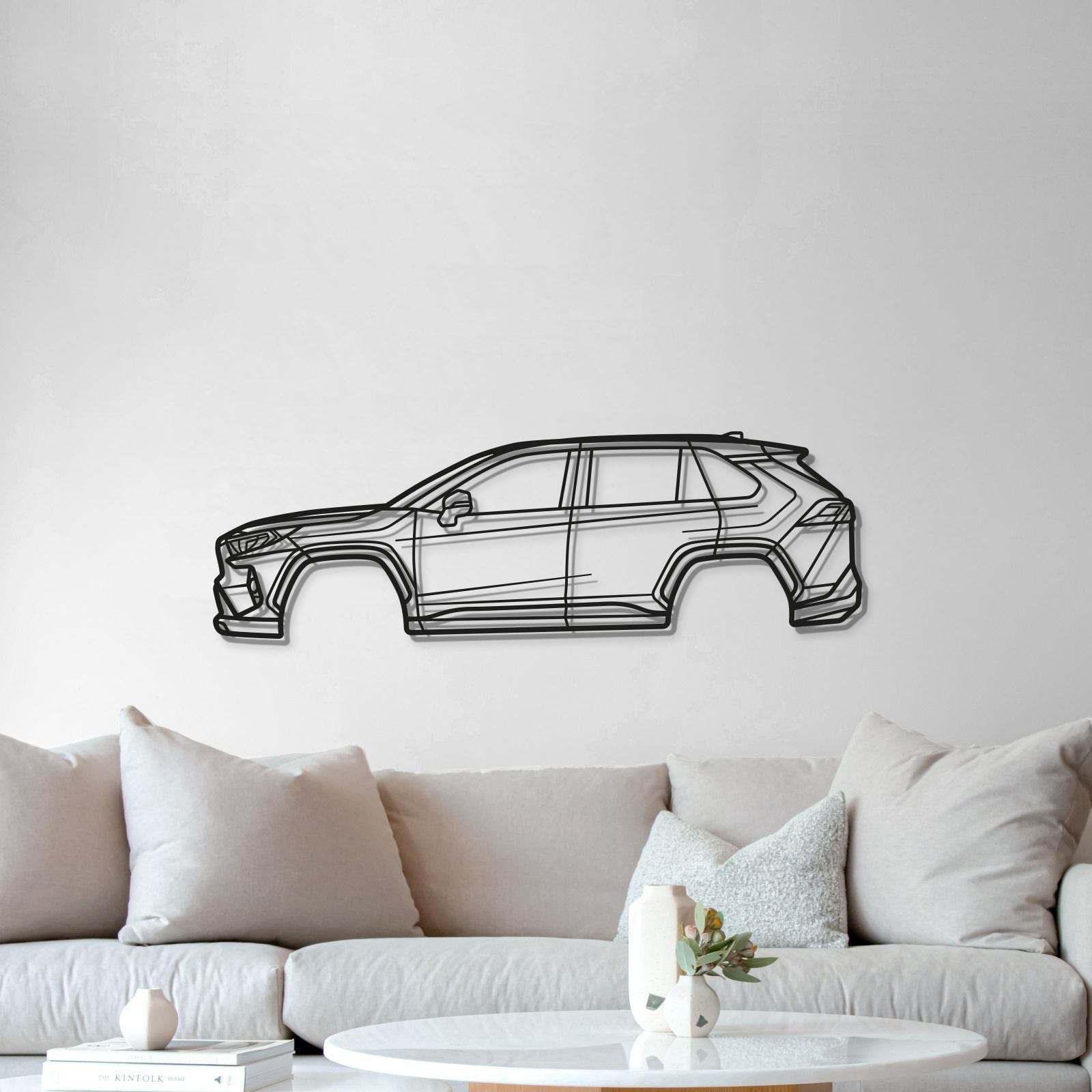 2021 RAV4 Prime 5th Gen (XA50) Metal Car Wall Art - MT0761