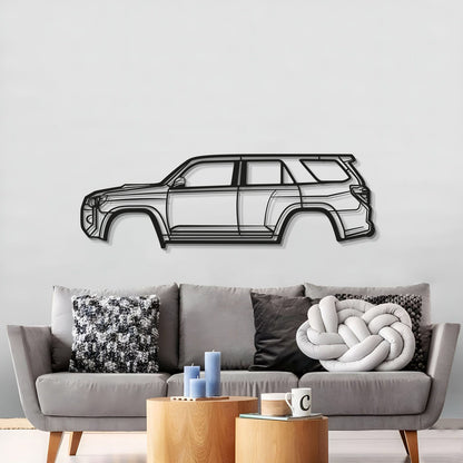 Laser-cut 2021 4Runner Premium metal wall sculpture featuring textured and dyed steel with a modern matte coating.