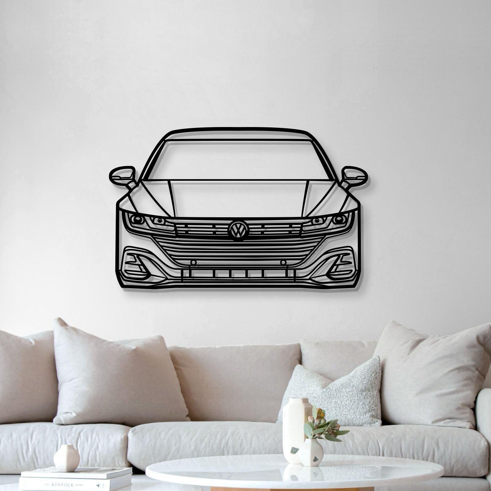 2021 Arteon Front View Metal Car Wall Art - MT1379