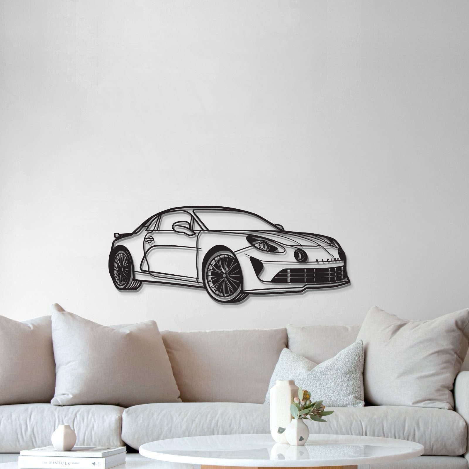 A110s Perspective Metal Car Wall Art - MT1215