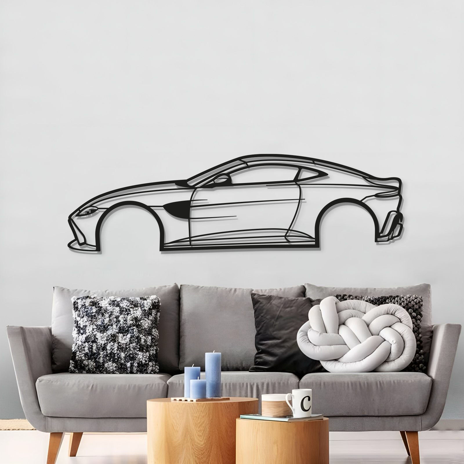 2022 Vantage Metal Car Wall Art - MT0819