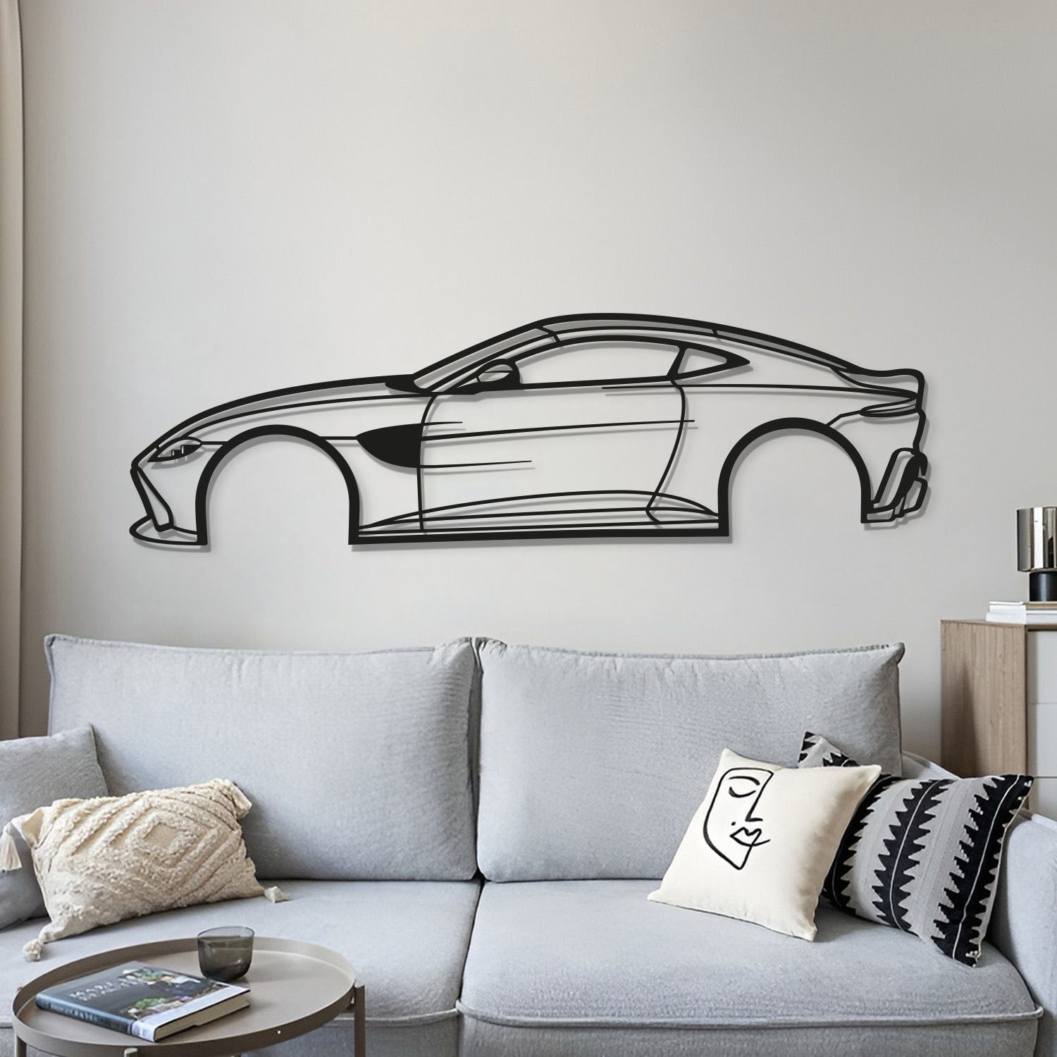 2022 Vantage Metal Car Wall Art - MT0819