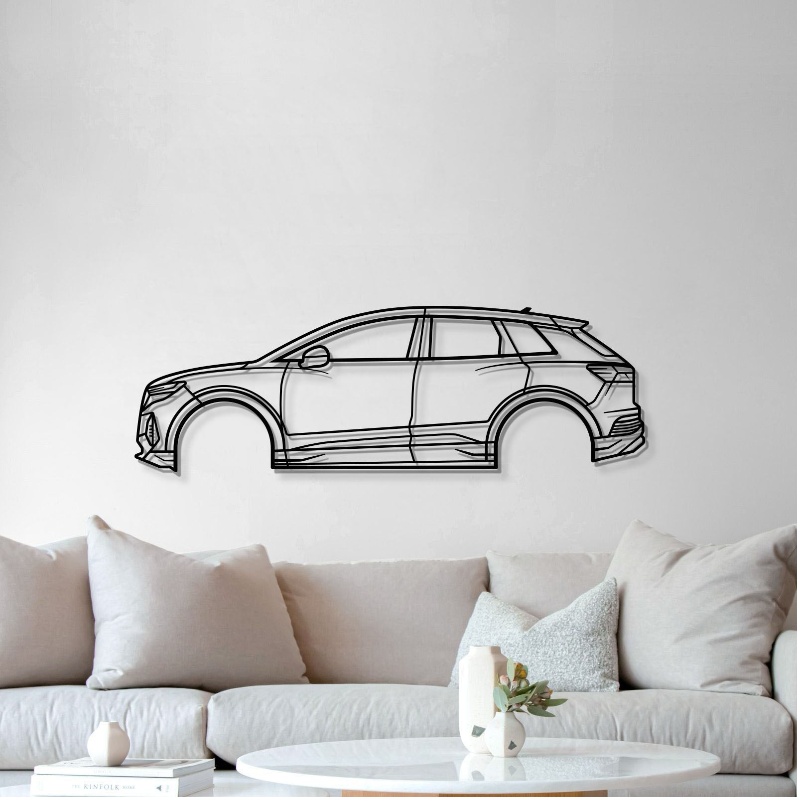 2022 Q4 e-tron 1st Gen Metal Car Wall Art - MT0805