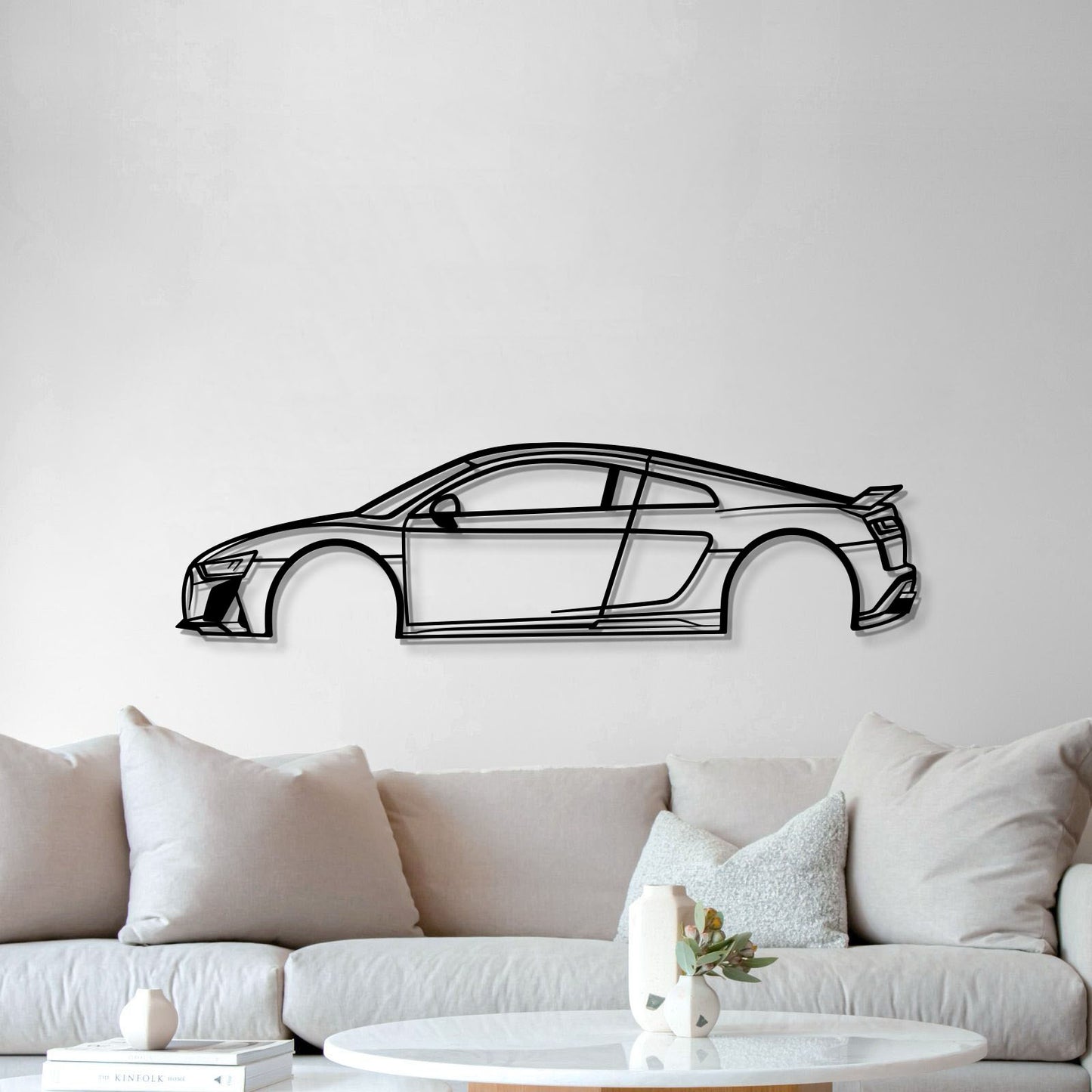 Audi R8 2022 metal wall art ideal gift for car enthusiasts