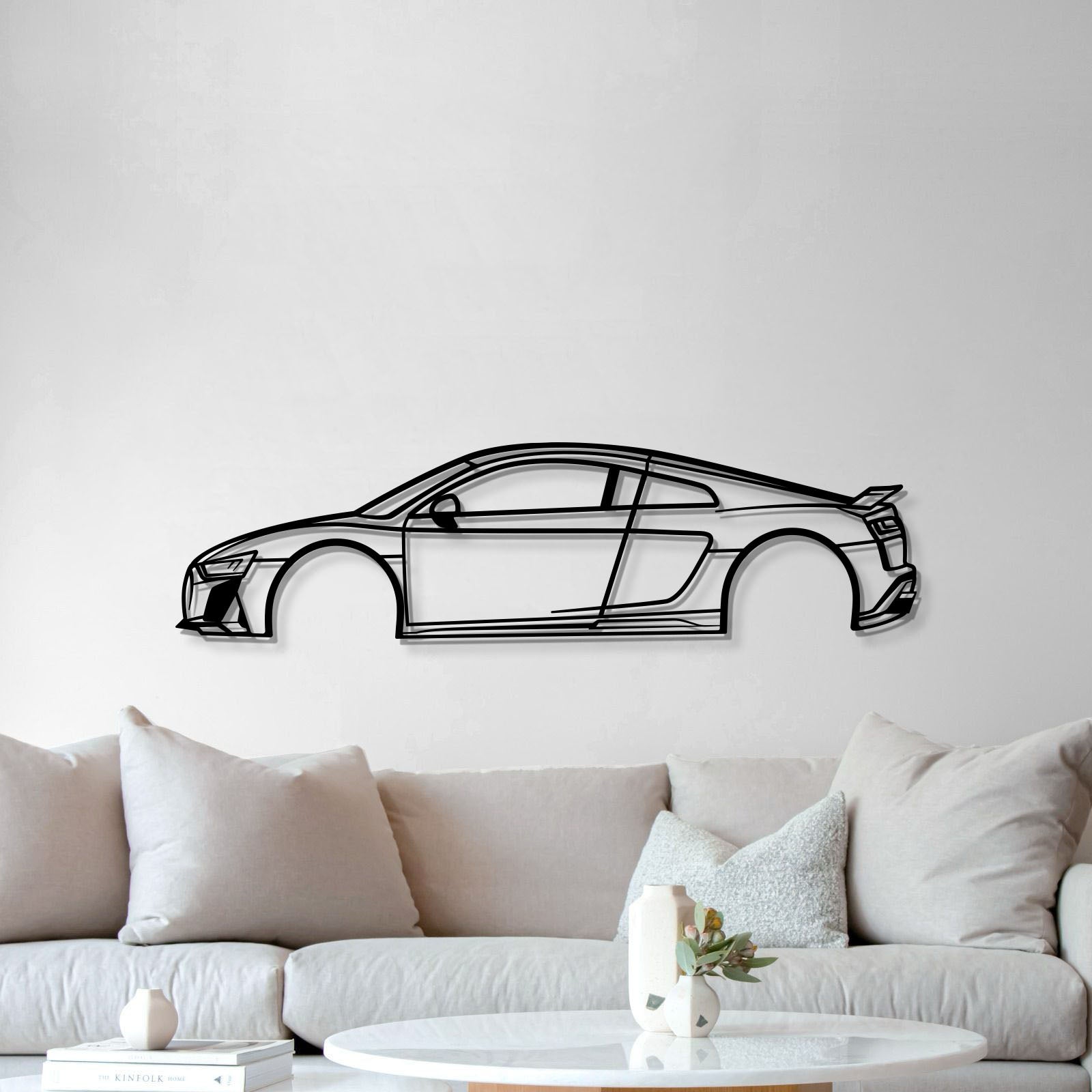 2022 R8 Metal Car Wall Art - MT0809