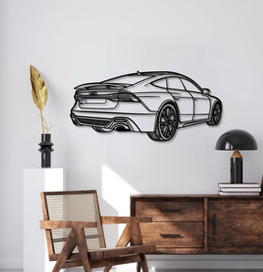 2022 RS7 Perspective Metal Car Wall Art - MT1139