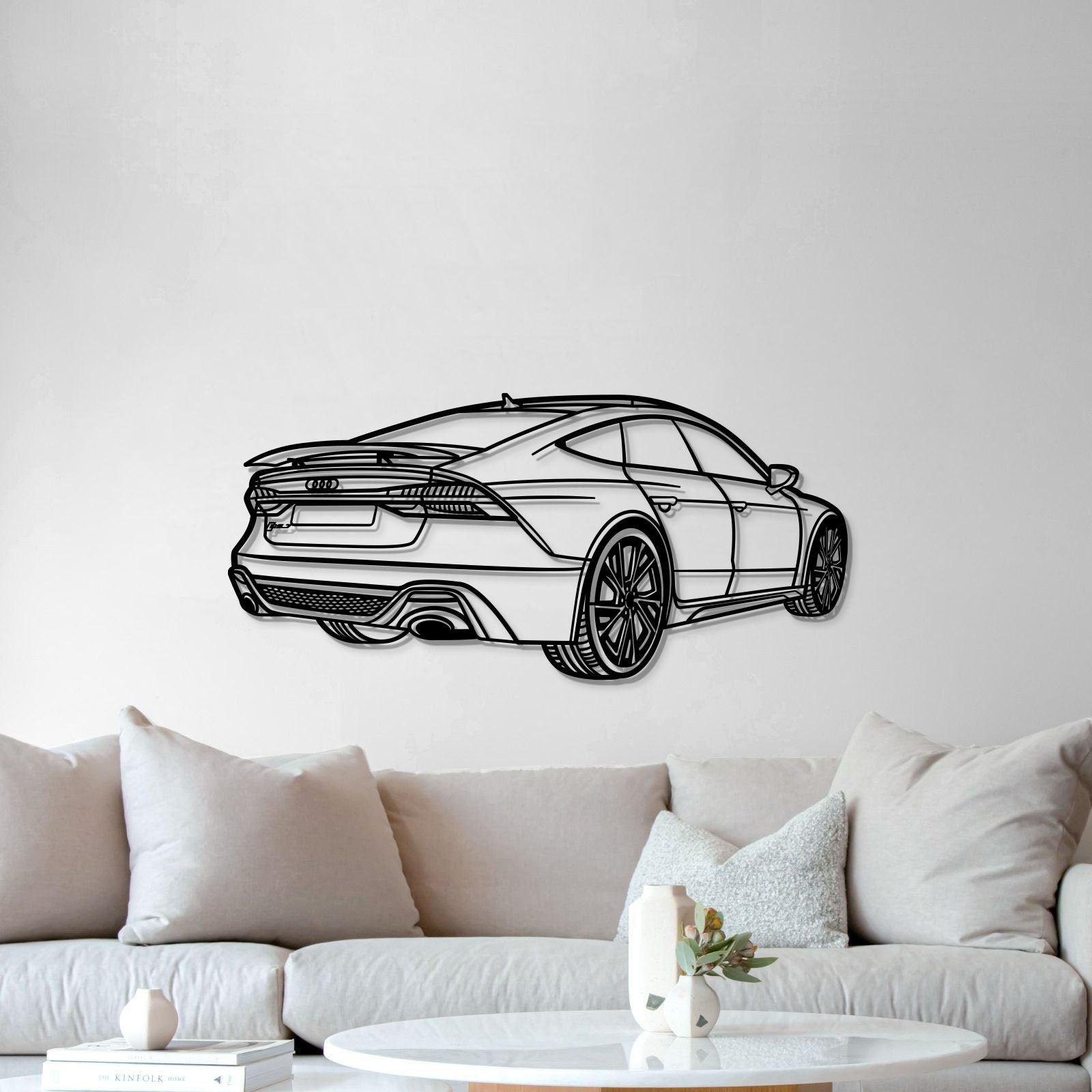 2022 RS7 Perspective Metal Car Wall Art - MT1139