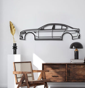 2022 F90 M5 Metall Auto Wandkunst - MT0783