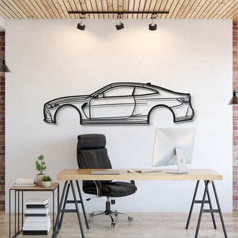 2022 BMW G82 M4 Laser‑Cut Metal Wall Art Silhouette Design