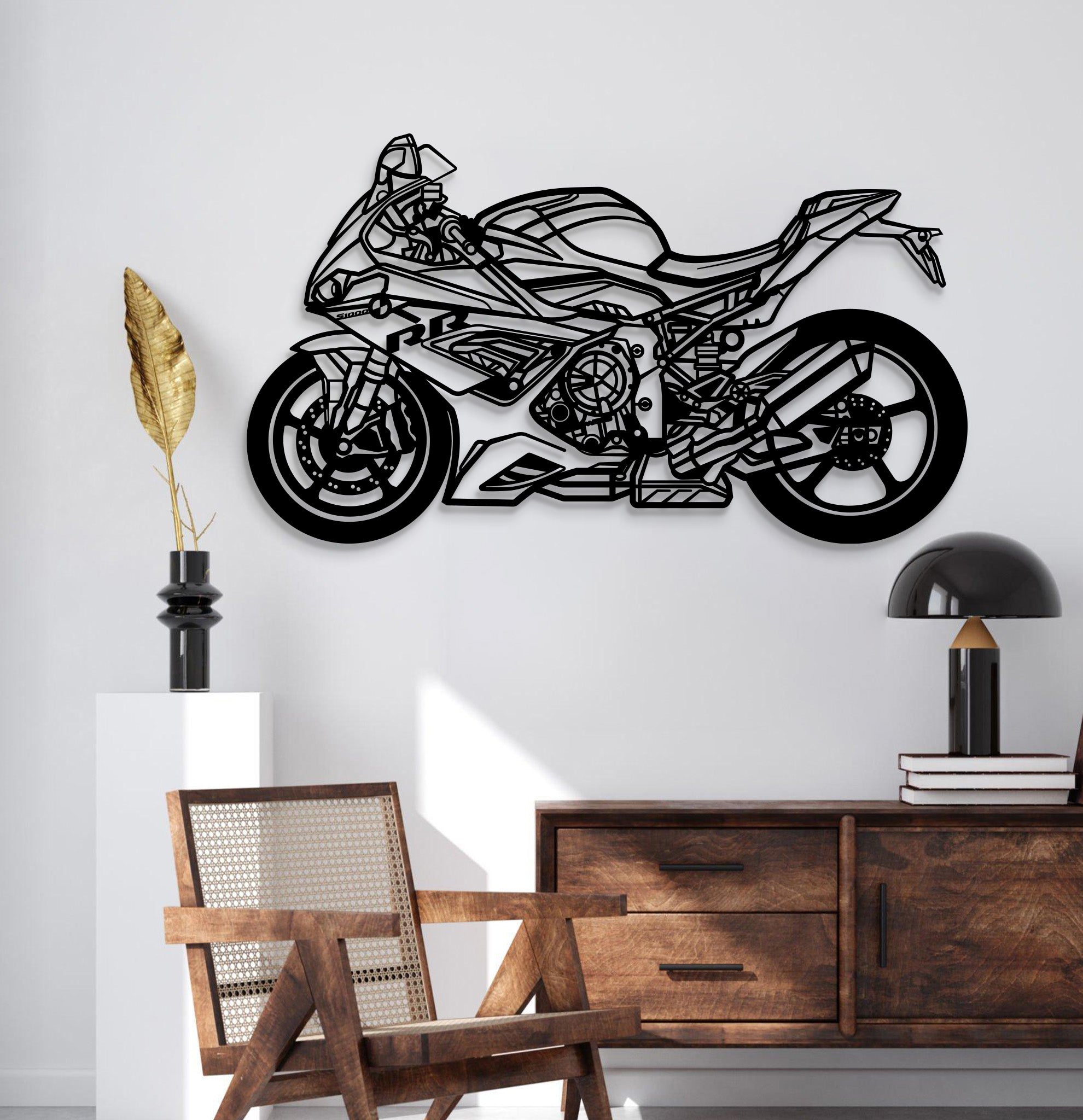 2022 S1000RR Metal Motorcycle Wall Art - MT1386