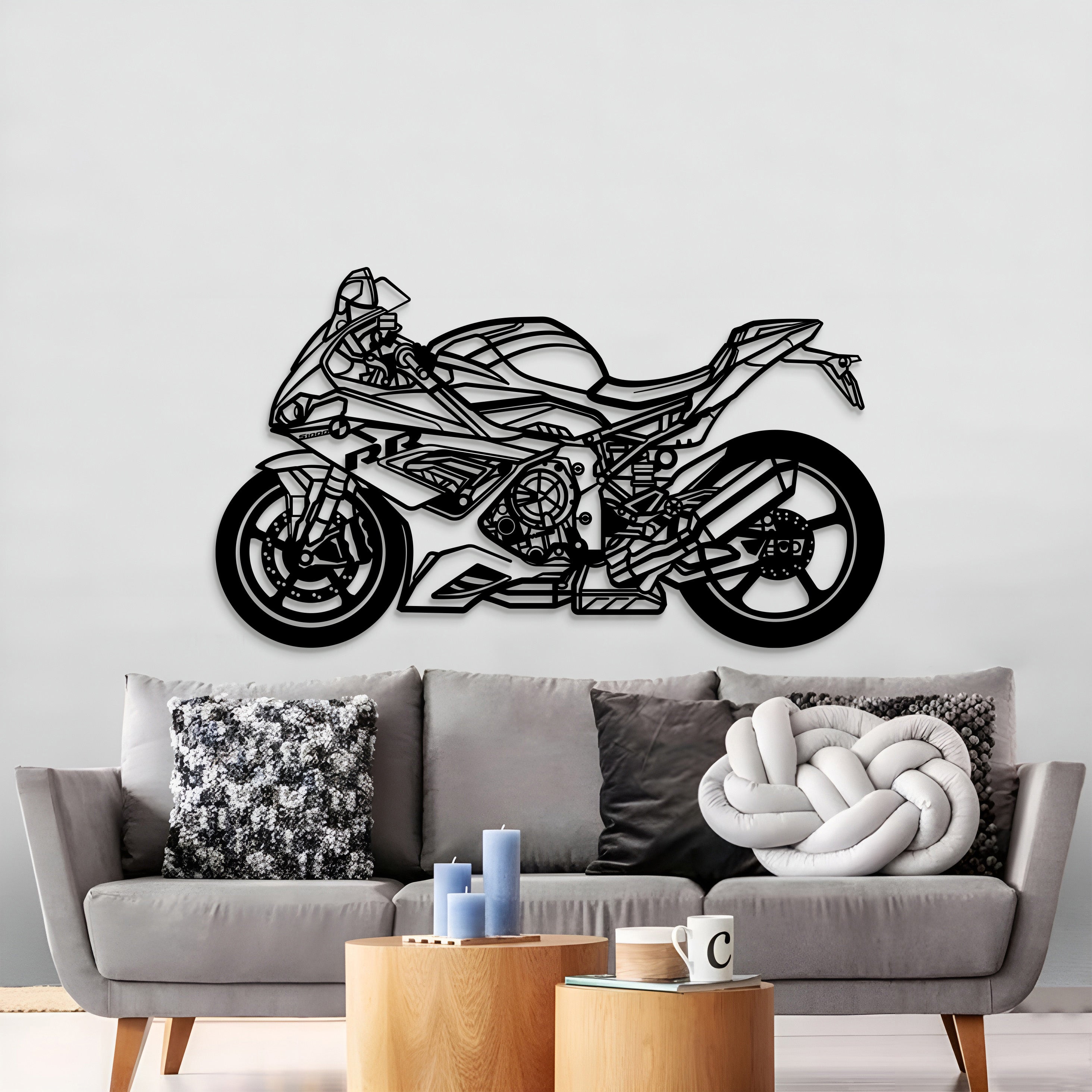 2022 S1000RR Metal Motorcycle Wall Art - MT1386