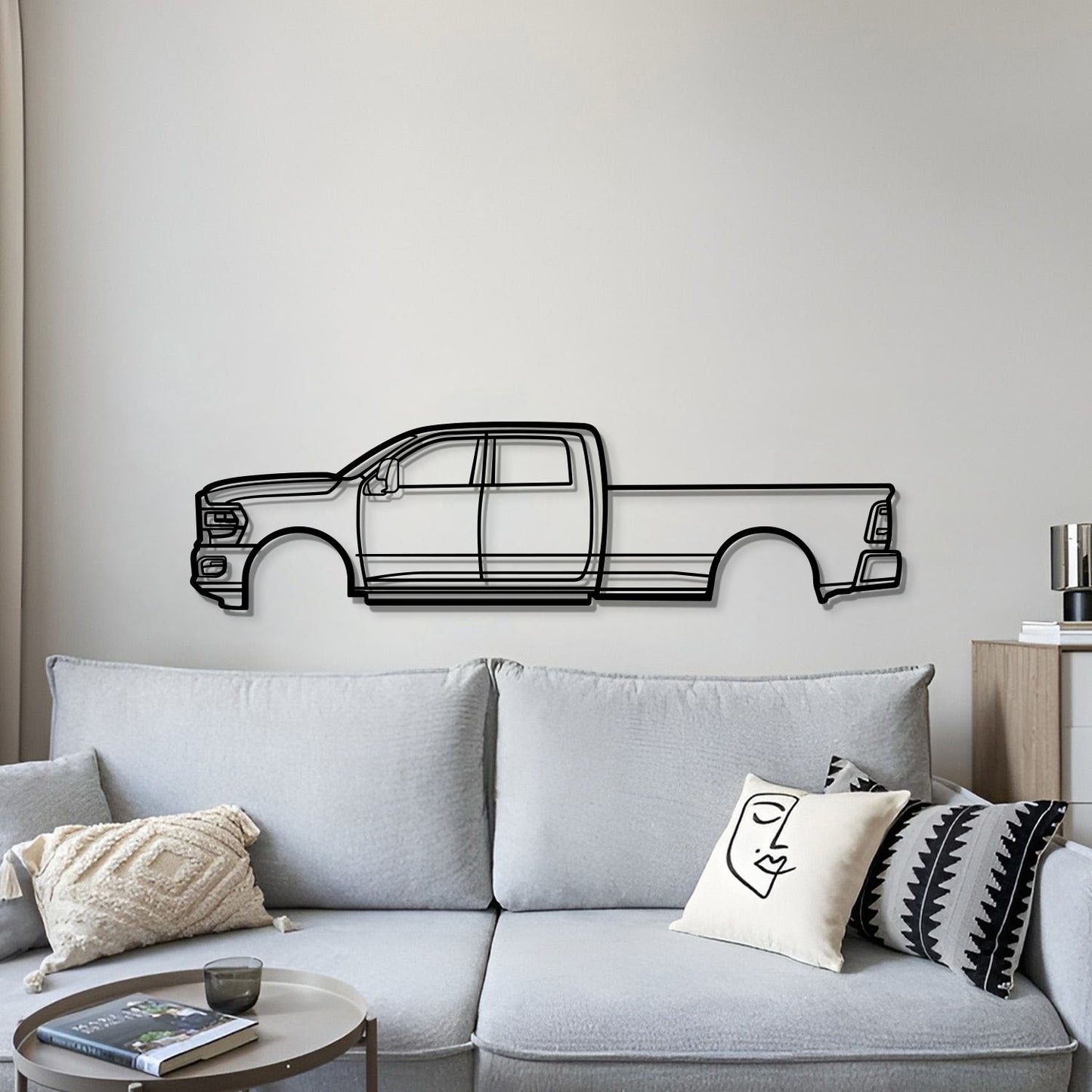 2022 RAM 3500 Metal Car Wall Art - MT0810
