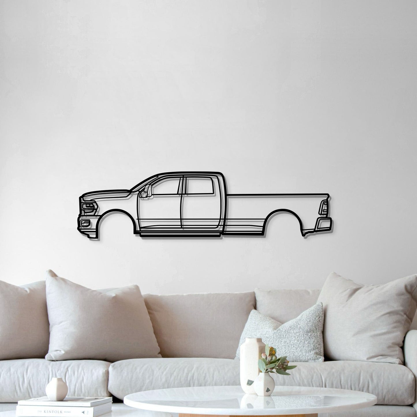 2022 RAM 3500 Metal Car Wall Art - MT0810