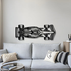 Formula 1 2022 Top View Horizontal Metal Car Wall Art - MT0979