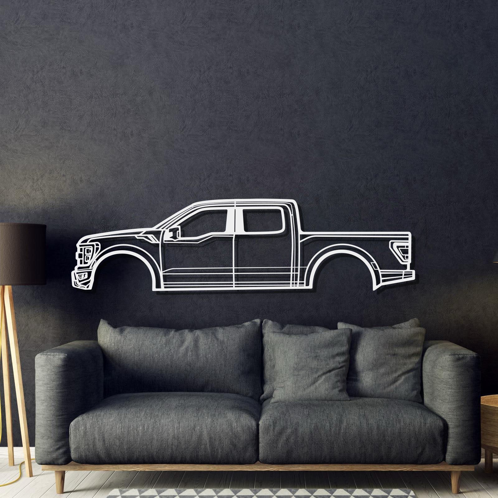 2022 F-150 Ranger Metal Car Wall Art - MT0781
