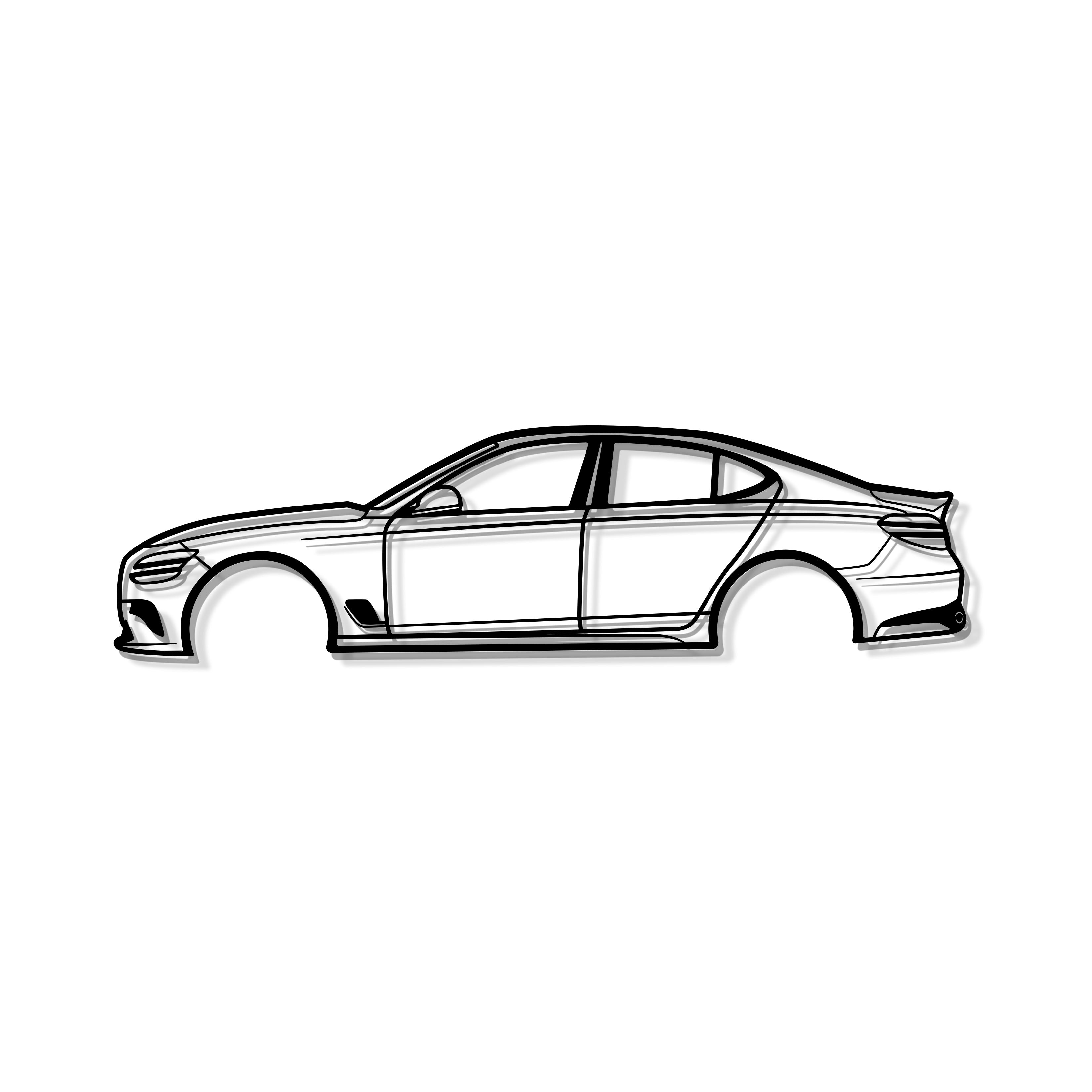 2022 G70 Metal Car Wall Art - MT0785