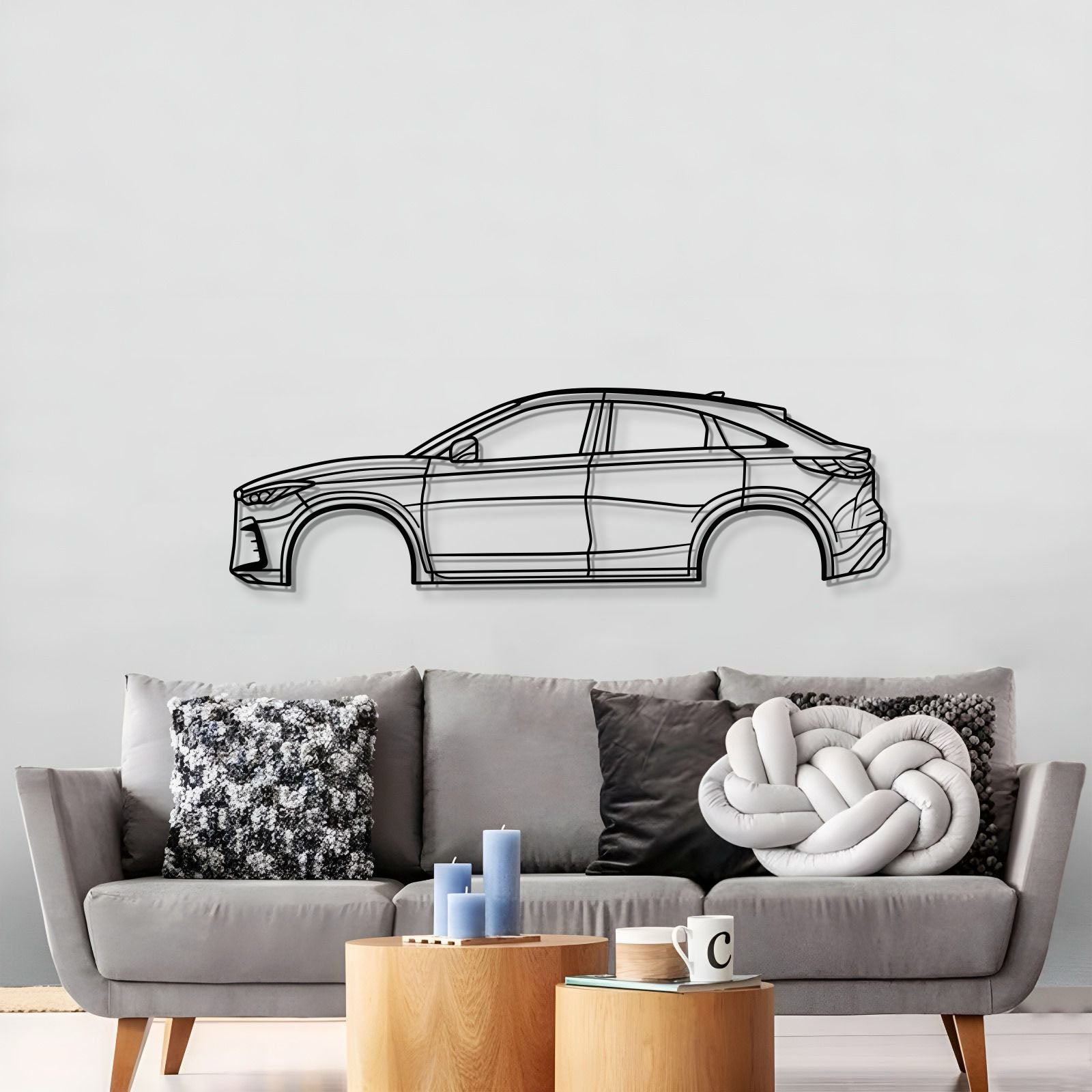 2022 QX55 2nd Gen (J55) Metal Car Wall Art - MT0807