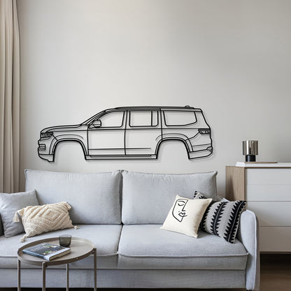 2022 Grand Wagoneer WS (4th Gen) Metal Car Wall Art - MT0789