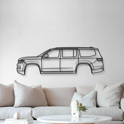 2022 Grand Wagoneer WS (4th Gen) Metal Car Wall Art - MT0789