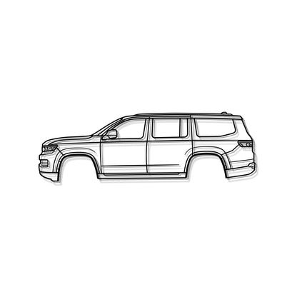 2022 Grand Wagoneer WS (4th Gen) Metal Car Wall Art - MT0789
