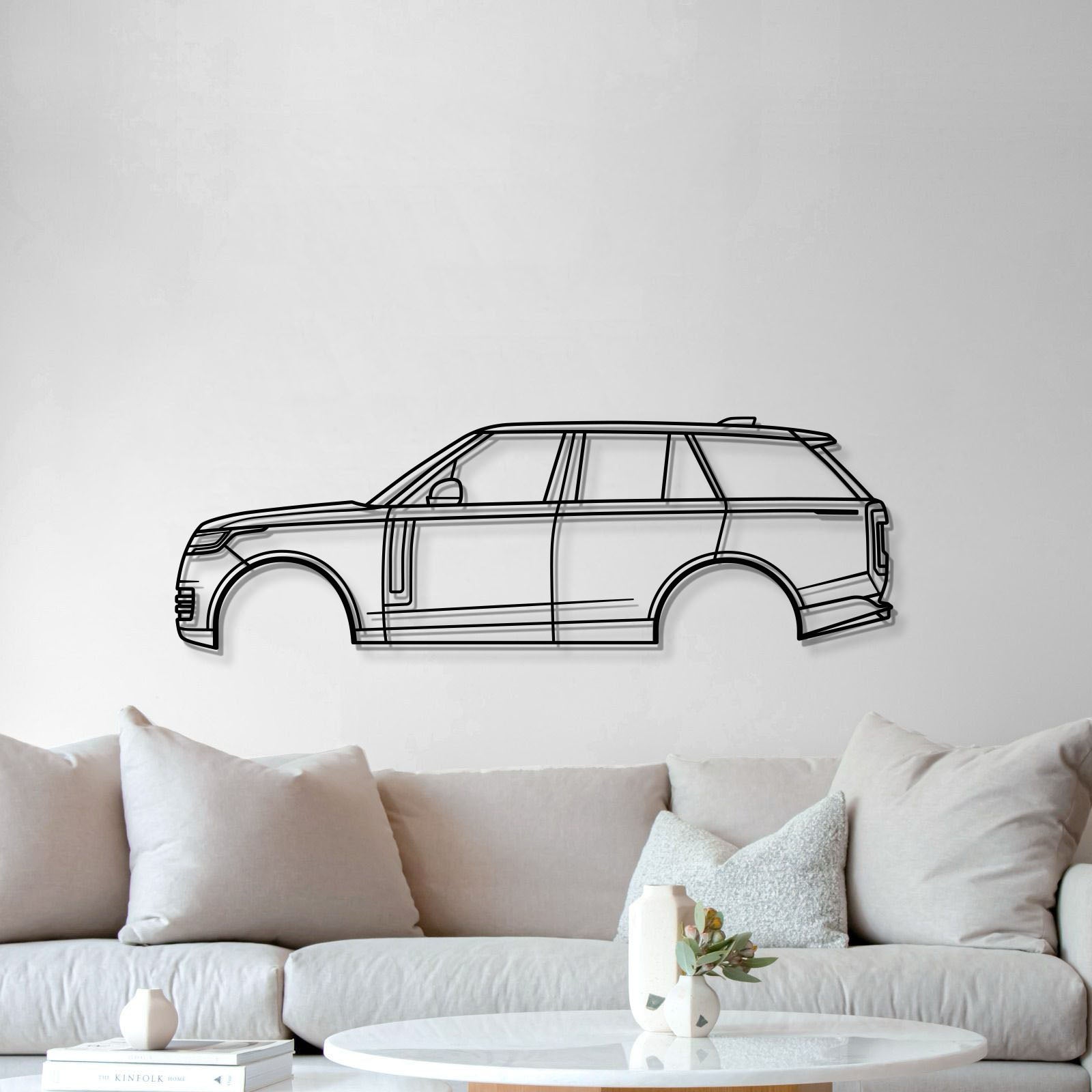 2022 New Range Rover Metal Car Wall Art - MT0800