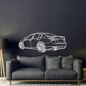 2022 GS F Perspective Metal Car Wall Art - MT0450