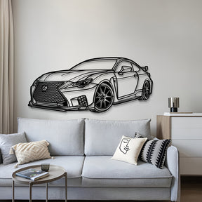 2022 RC F Perspective Metal Car Wall Art - MT1168
