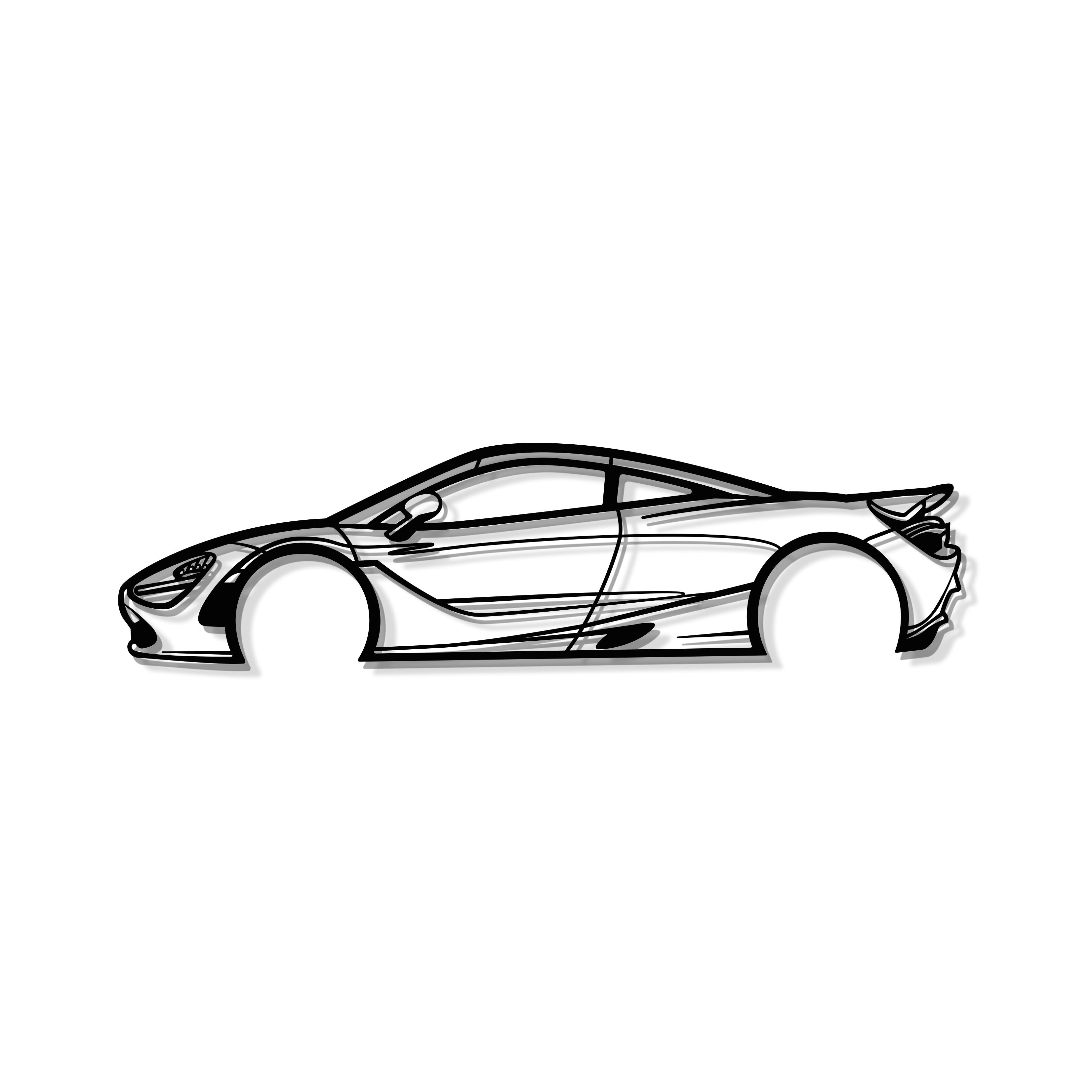 2022 720S Performance Metal Car Wall Art - MT0773