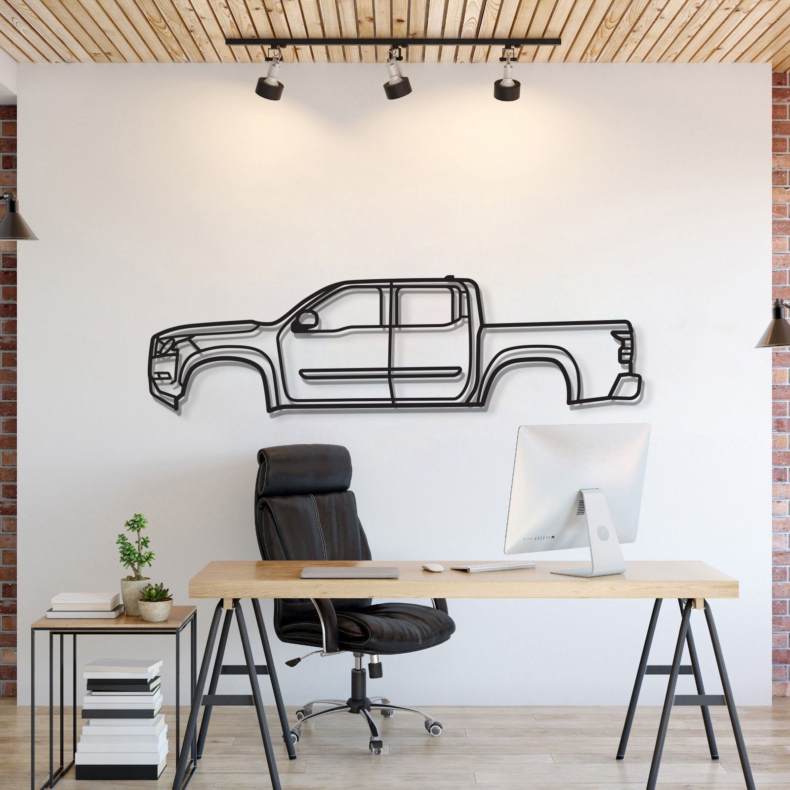 2022 Frontier 3rd Gen Metal Car Wall Art - MT0784