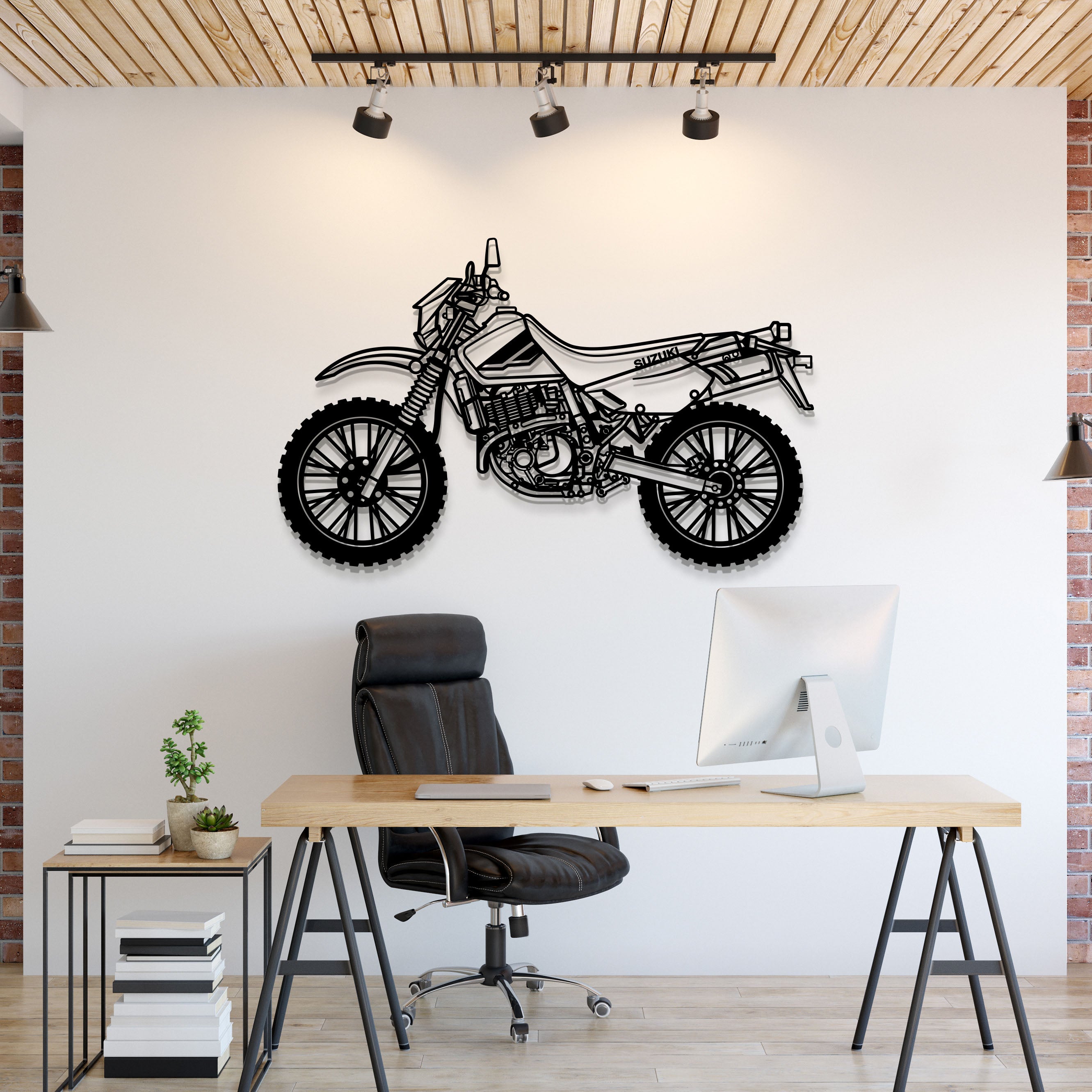 2022 DR650S Metal Motorcycle Wall Art - MT1414