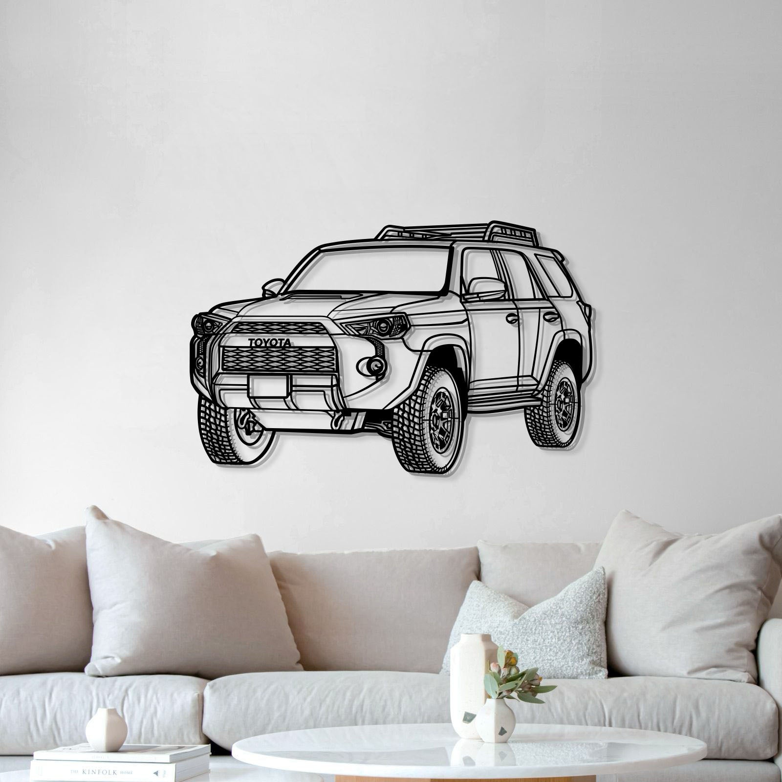 2022 4Runner TRD Pro Perspective Metal Car Wall Art - MT1290