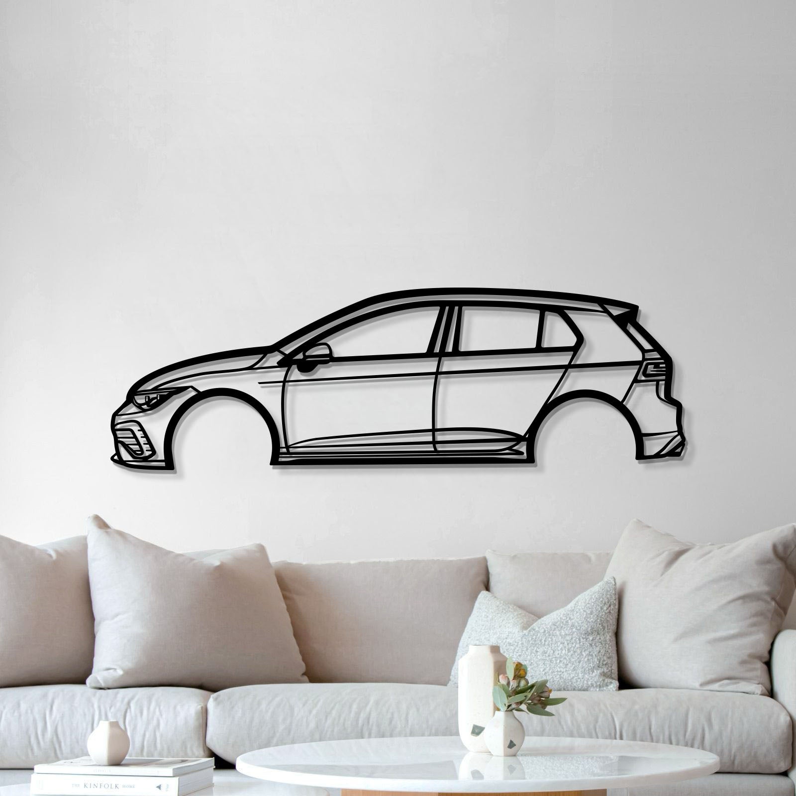 2022 Golf GTI Metal Car Wall Art - MT0787