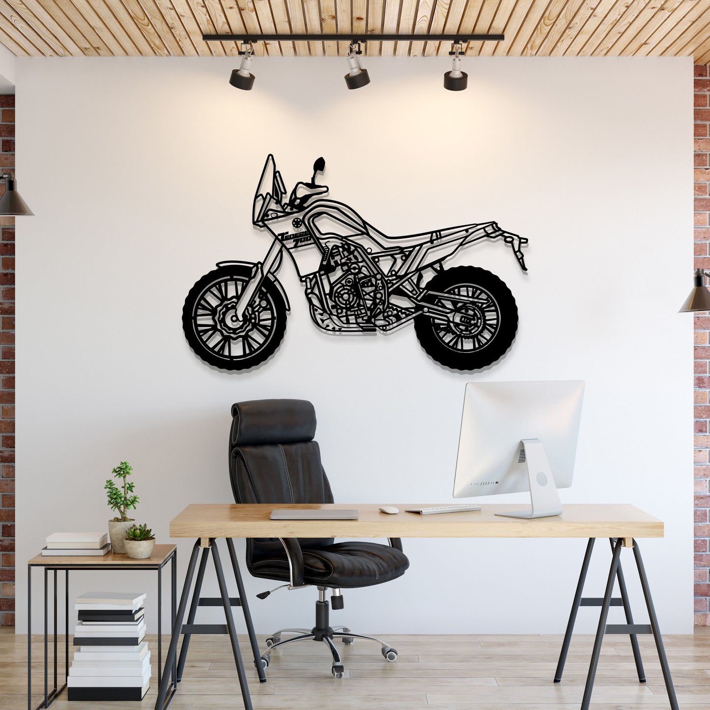 2022 Tenere Metall Motorrad Wandkunst - MT1423