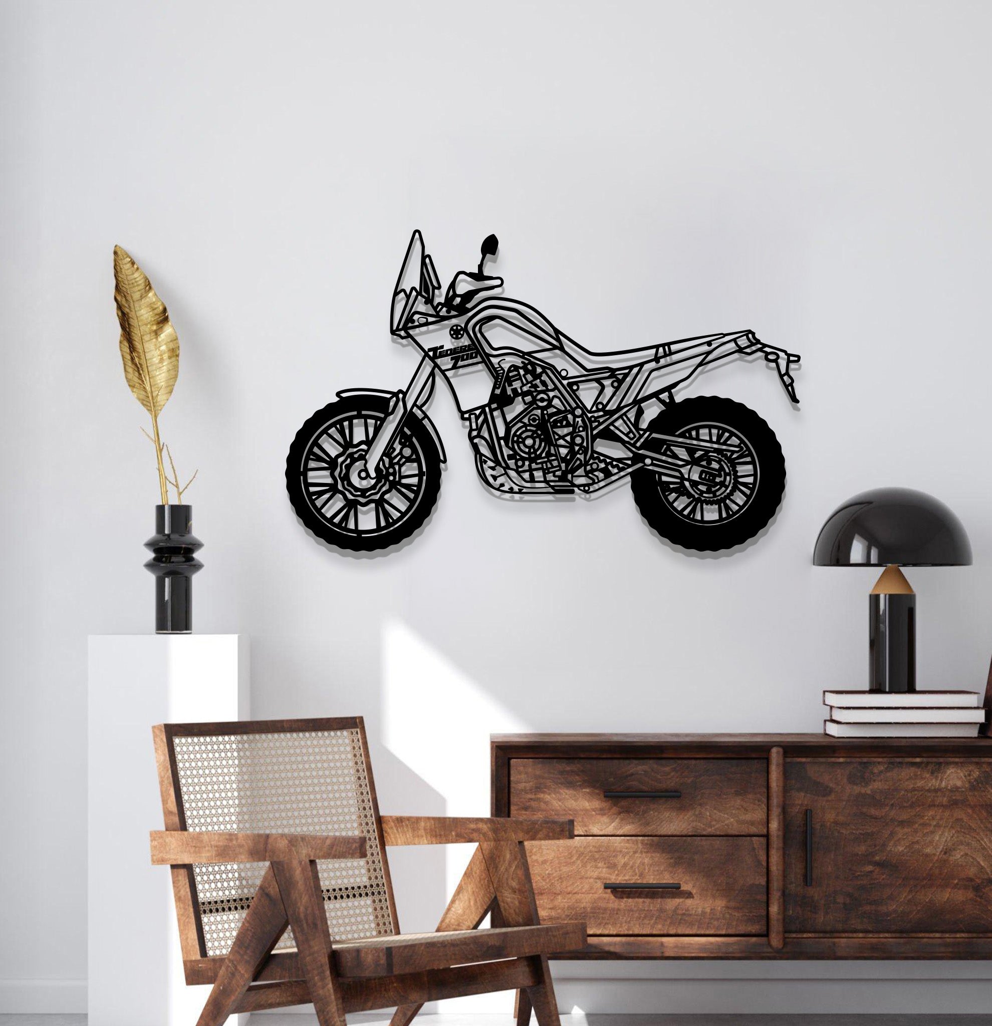 2022 Tenere Metal Motorcycle Wall Art - MT1423