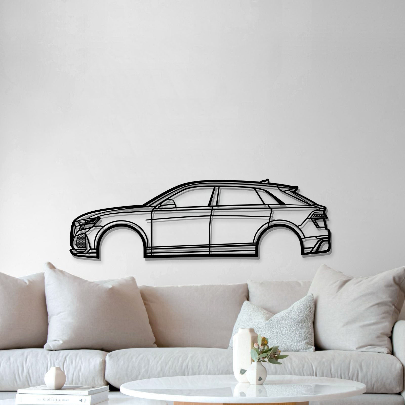 2023 RSQ8 Metal Car Wall Art - MT0826