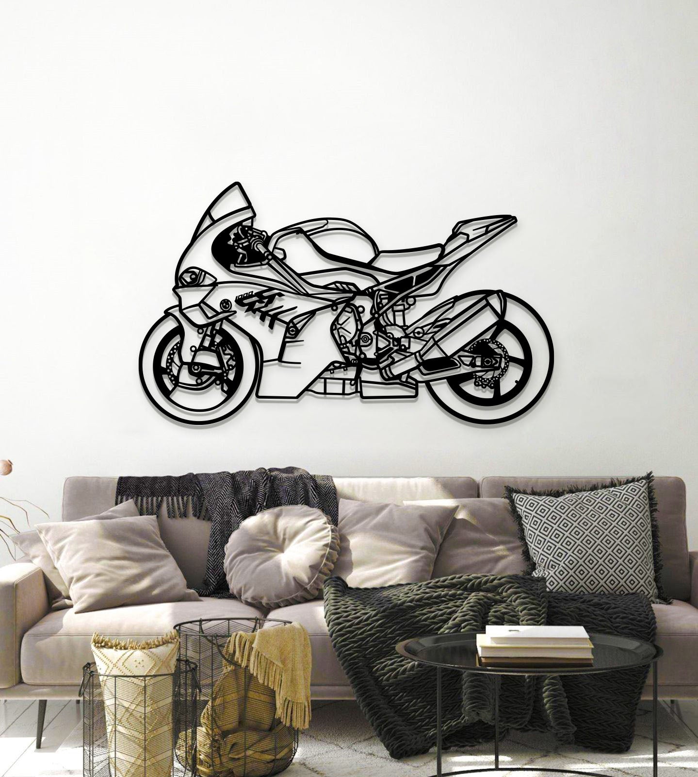 2023 M1000RR Metal Motorcycle Wall Art - MT1387