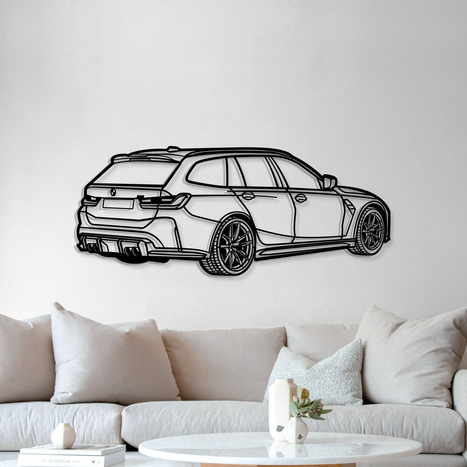 2023 M3 Touring Perspective Metal Car Wall Art - MT1241