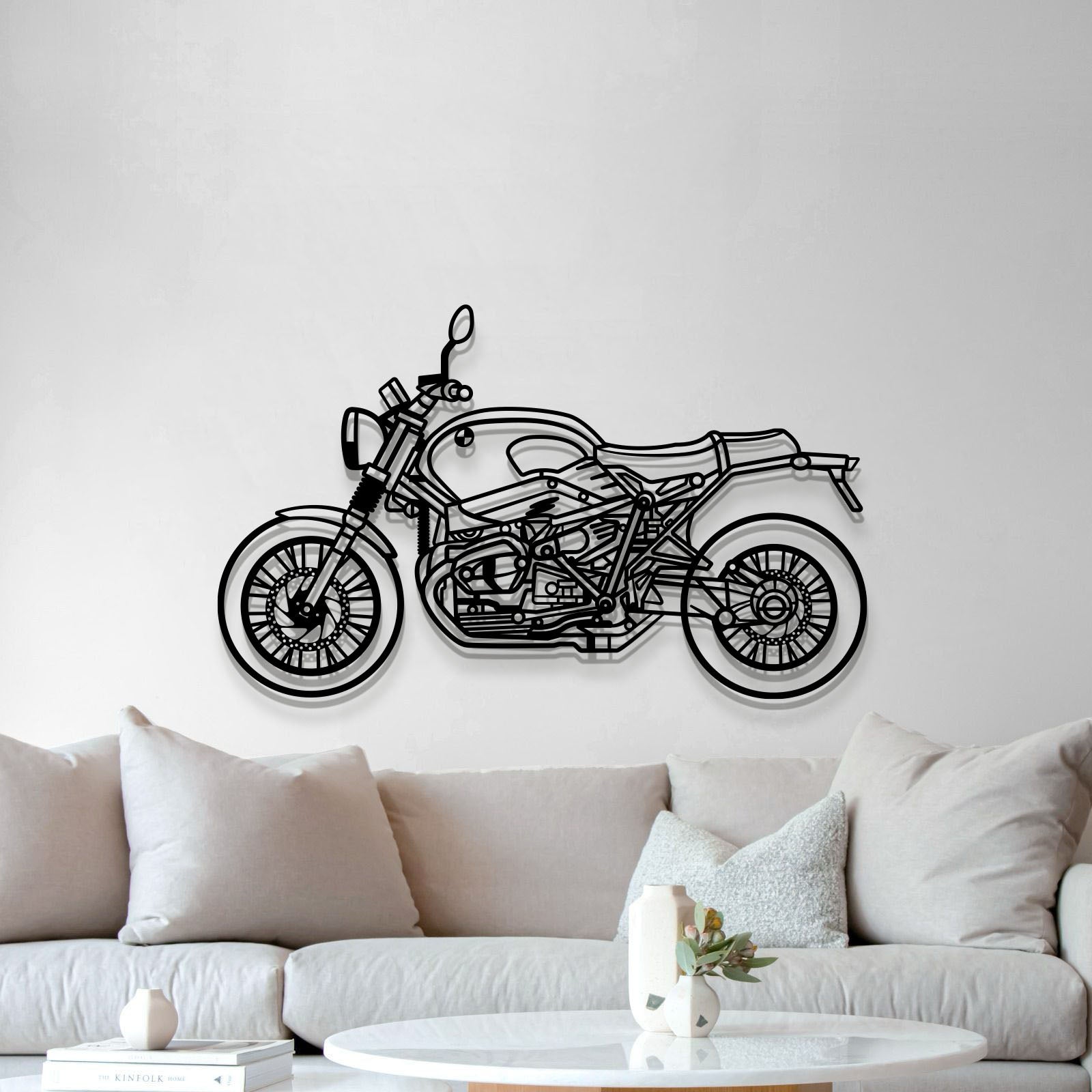 2023 R9T Pure Metal Motorcycle Wall Art - MT1388