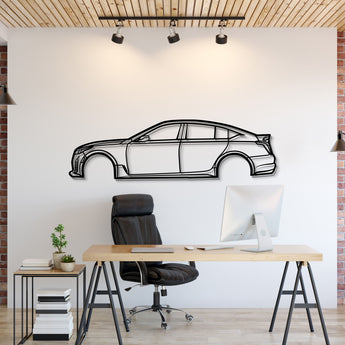2023 Cadillac CT5‑V Blackwing Metal Wall Art Laser Cut 2 Mm Steel Silhouette
