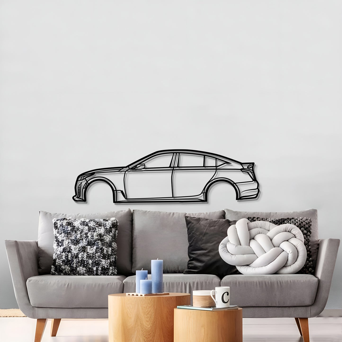Large 2023 Cadillac CT5‑V Blackwing Wall Art For Garage Or Man Cave